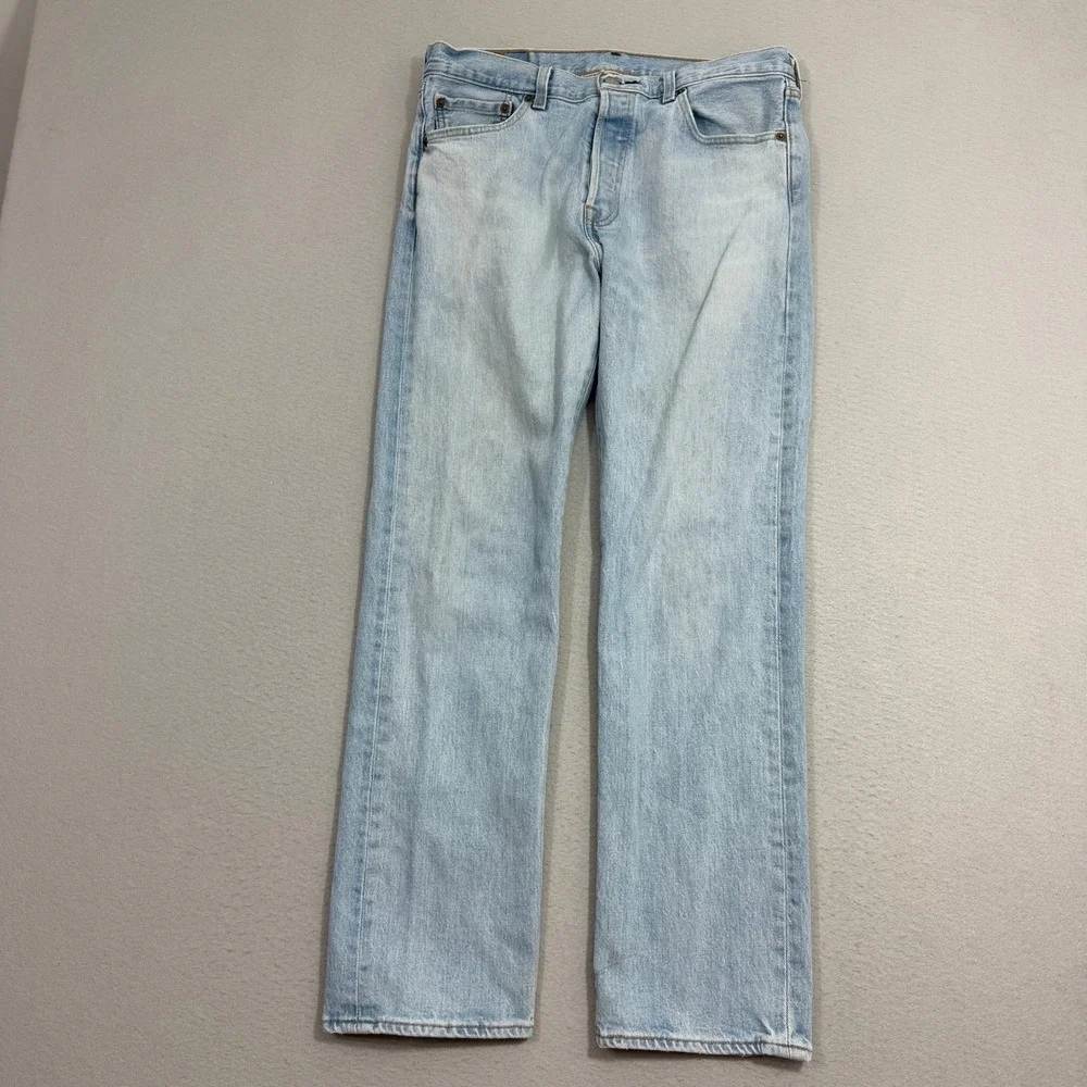 Levis 501xx Jeans Men's 32x30 Blue Straight Fit Button Fly Western Original Fit